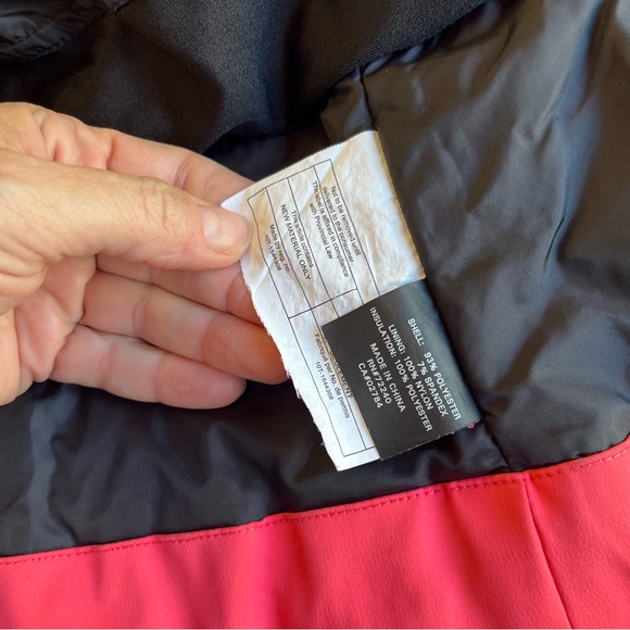 Nils Ski Snowboard Winter Jacket Womens 8 Coral Powder Skirt Removable Hood Zip - Picture 16 of 16